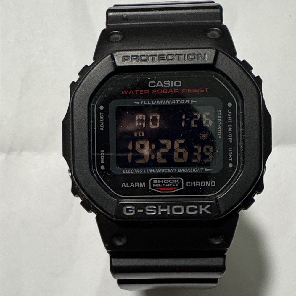 Casio G-Shock Black Resin Watch